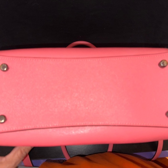 Coach Coral Leather Satchel and Matching Wallet - Picture 14 of 16